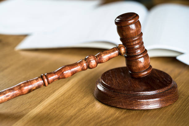 istock Law and Justice Concept Image, Wooden strips background 1178726984