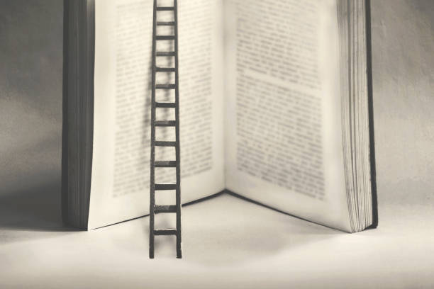 istock surreal concept of climbing knowledge 1178727119