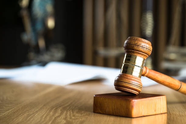 istock Law and Justice Concept Image, Wooden strips background 1178727785