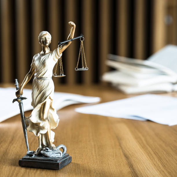 istock Law and Justice Concept Image, Wooden strips background 1178728159