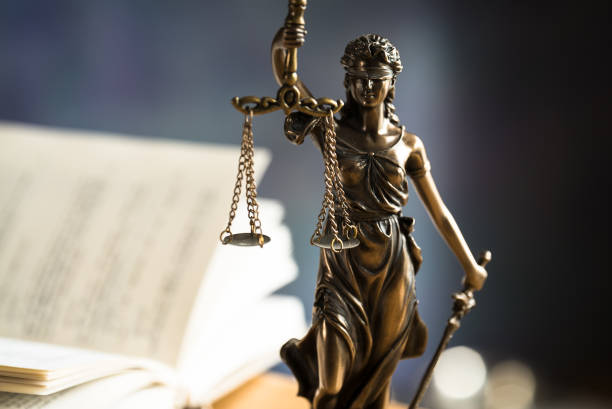 istock Law and Justice Concept Image, Wooden strips background 1178728341