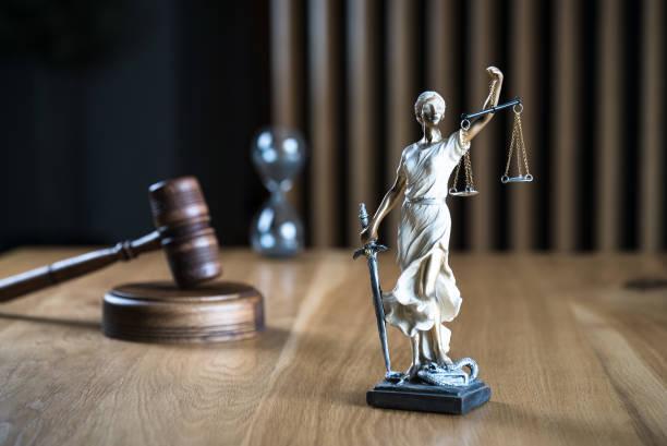 istock Law and Justice Concept Image, Wooden strips background 1178729139