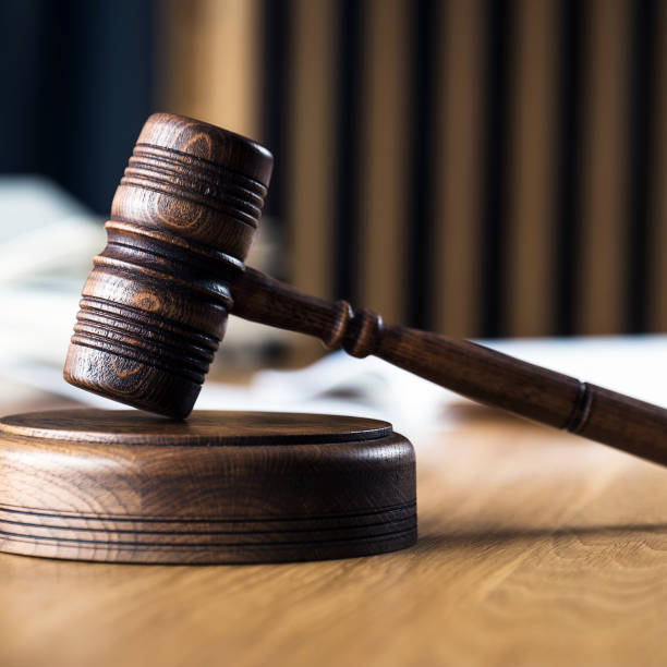 istock Law and Justice Concept Image, Wooden strips background 1178729270
