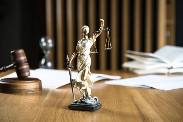 istock Law and Justice Concept Image, Wooden strips background 1178729533