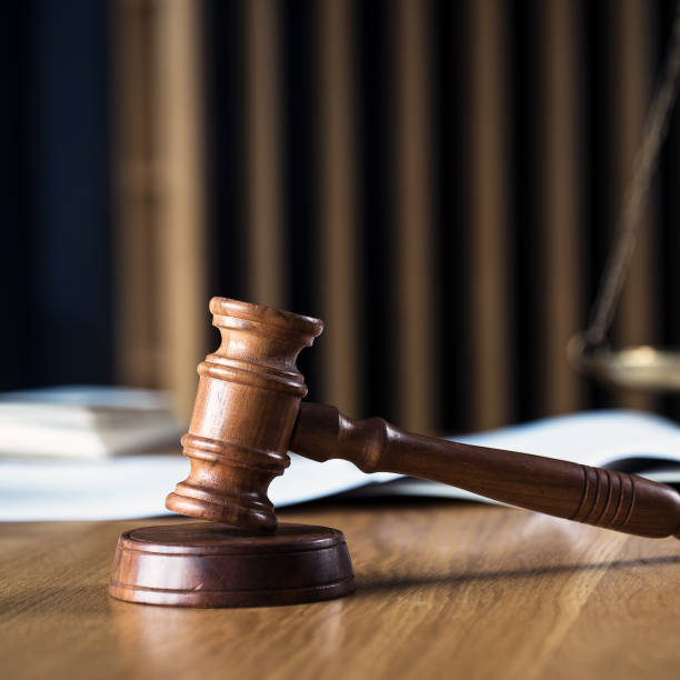 istock Law and Justice Concept Image, Wooden strips background 1178729703