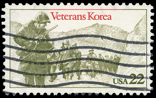 Los veteranos de la Guerra de Corea sello photo