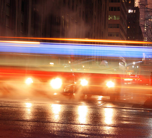 istock Fast Moving Traffic in New York City 117873489