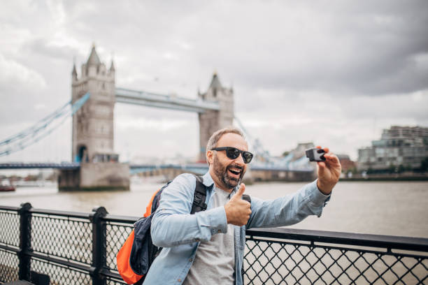 istock Selfie in London 1178736180