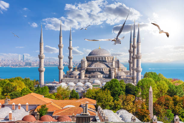 istock Famous Sultan Ahmet Mosque in Istanbul, Turkey 1178736684
