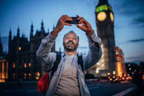 istock Tourist selfie in London 1178736757