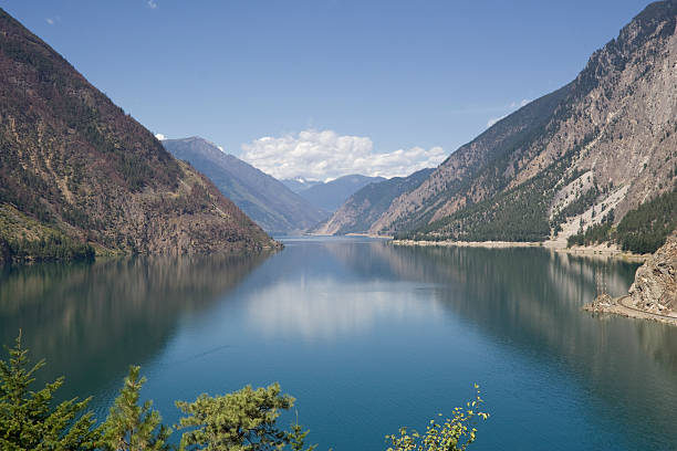 istock Panoramic View of Seton Lake 117873840