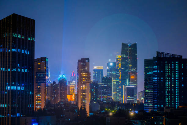 istock China, prosperity, Shanghai, night scene, charm 1178742856