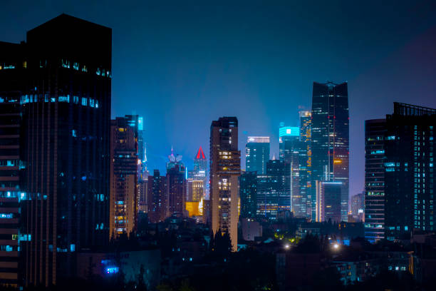 istock China, prosperity, Shanghai, night scene, charm 1178742937