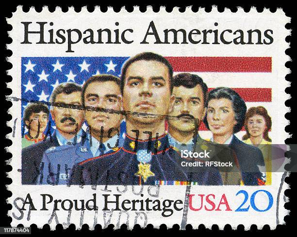 Foto de Hispanoamericanosuma Herança Orgulhosa e mais fotos de stock de Bandeira - Bandeira, Latino-americano, História Social