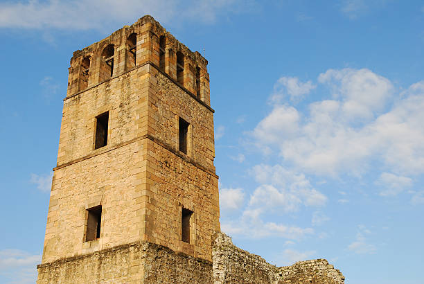 istock Bell Tower ruins in Panama Viejo, Panama 117874488