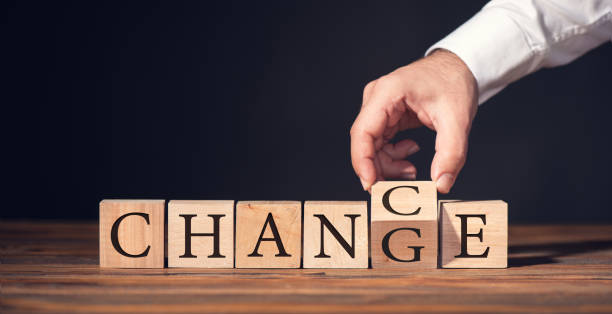 istock Change to Get Chance Concept with Wooden Blocks. Business and Development Metaphor. 1178747032