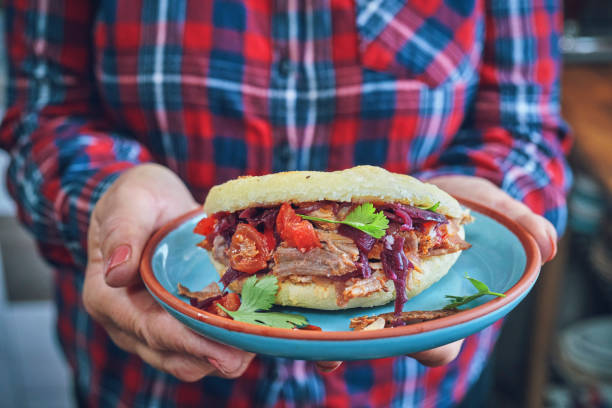 istock Venezuelan Arepas with Meat 1178748315