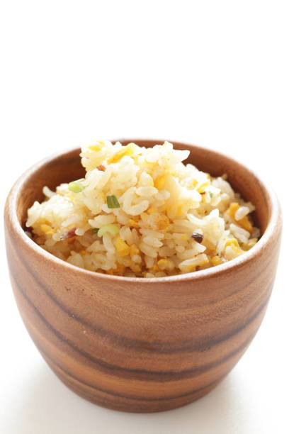 istock Fried rice in wooden bowl 1178749869