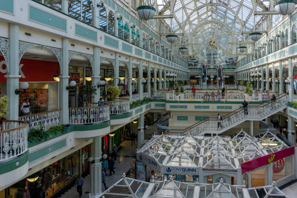 The interior of the Saint Stephen's Green Shopping Centre, Dublin, Ireland.