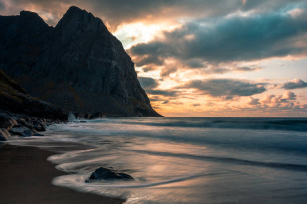 istock Kvalvika beach, Lofoten, Norway 1178752264
