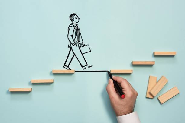 istock Career Planning and Challenge Concept. Businessman Getting Help Achieving Goals. 1178755049