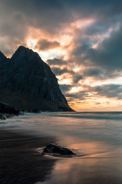 istock Kvalvika beach, Lofoten, Norway 1178755114