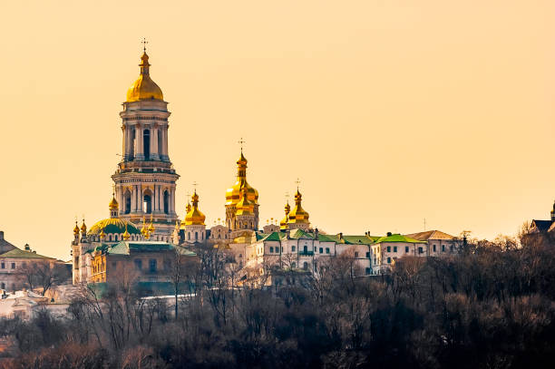 istock Onion Steeples of Lavra Monastery in Kiev 1178758572