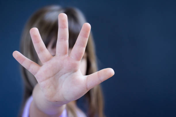 istock Child with an open hand, showing 5 1178761439