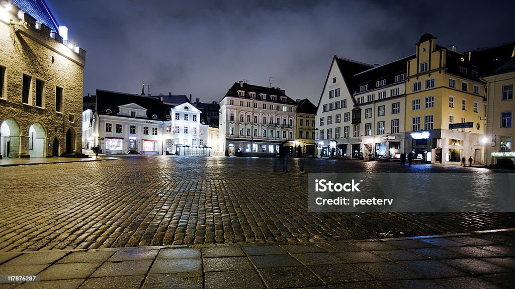 Noite na cidade velha - Foto de stock de Mistério royalty-free