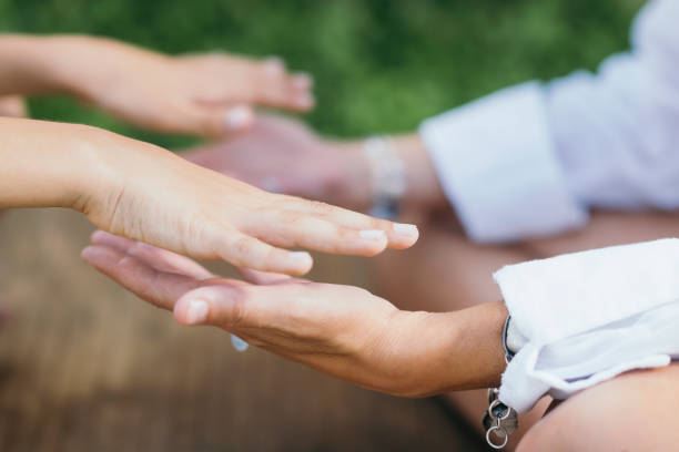 istock Healing Hands. Spiritual Healer Working with Client, Transferring Energy 1178764982