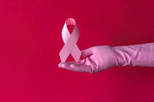 istock Pink breast cancer awareness ribbon 1178768375
