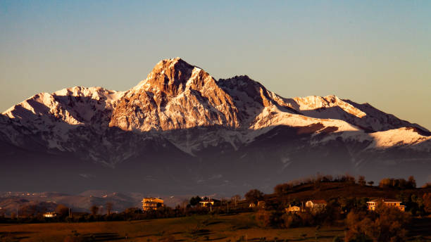 Grand Sasso of Italy stock photo