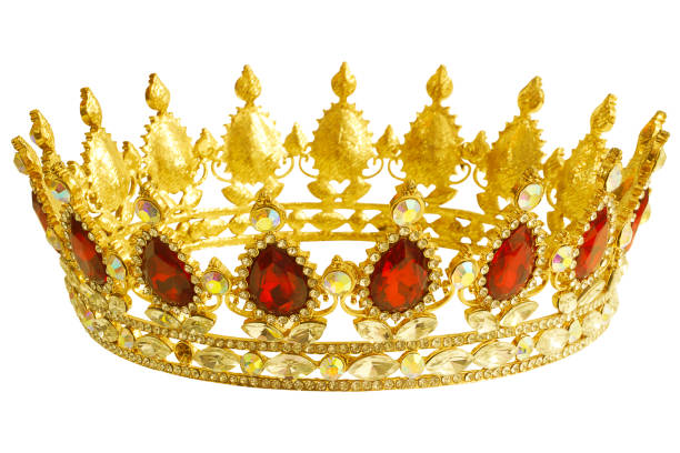 istock Golden Crown Isolated on White Background 1178774097