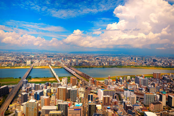 istock Aerial view of Osaka Skyline 1178775470