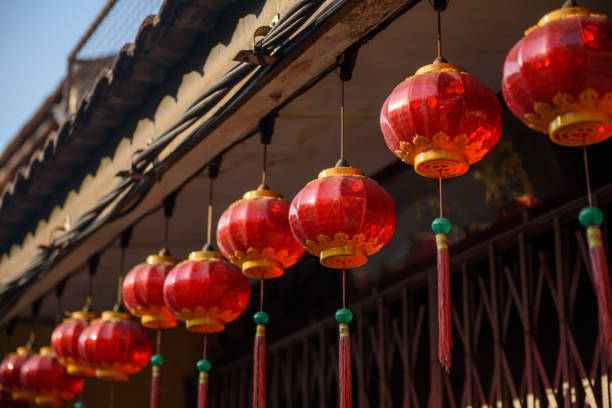 istock Traditional Chinese lantern decoration 1178779809