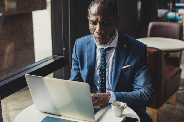 istock African Businessman Working on his Laptop 1178788137