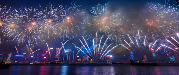 istock Fireworks Countdown at Hong Kong 1178789685