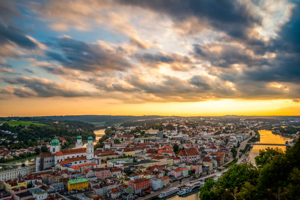 Image of the city of Passau in Bavaria, Germany.