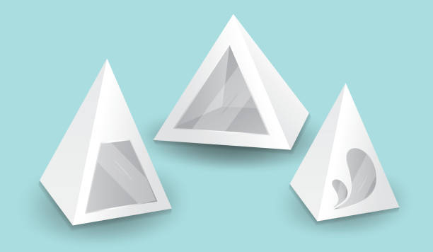 istock White 3d pyramid, Vector illustration, Box Packaging For Food, Gift Or Other Products, Product Packing, tent 1178796808