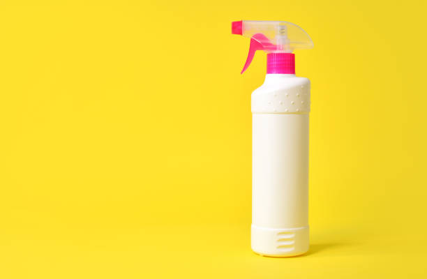 istock Empty household chemicals spray bottle, copy space 1178800348