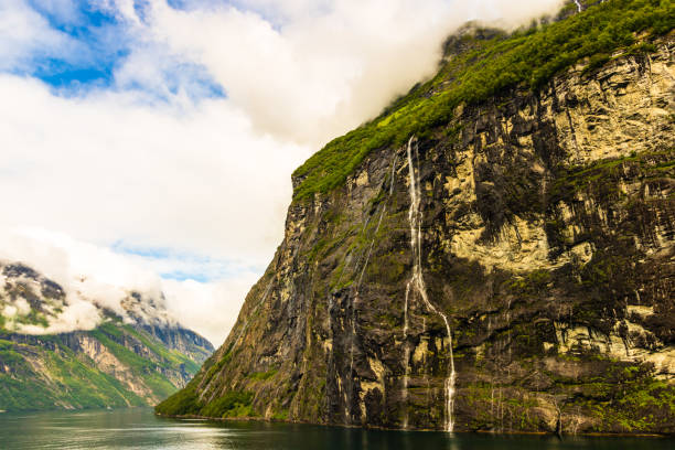 istock The Seven Sisters waterfall in Geiranger, Norway ( 7 Sisters Waterfall ) 1178800652