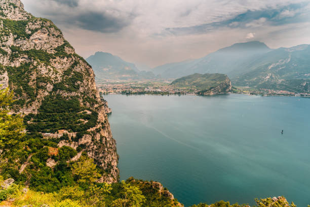 istock Mountains surrounding Lake Garda, Italy 1178801254