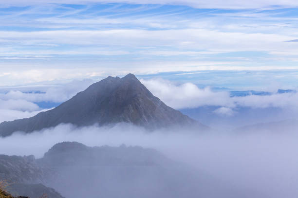 South Alps,Yamanashi Prefecture,Japan South Alps,Yamanashi Prefecture,Japan akaishi mountains stock pictures, royalty-free photos & images