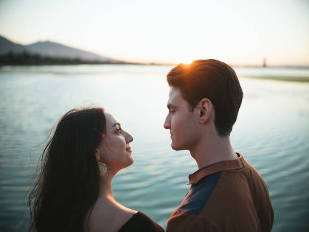 istock Cheerful couple having fun on summer vacation 1178802717