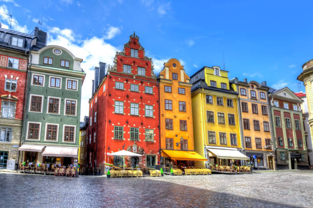 Stortorget Square in Stockholm Old Town, Sweden Stortorget square in Stockholm old town, Sweden stortorget stock pictures, royalty-free photos & images