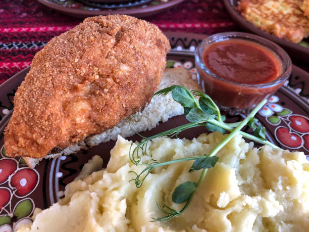 chicken kiev that is traditional food of Ukraine