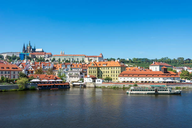 istock Passenger ship on the Vltava river in Prague 1178809209