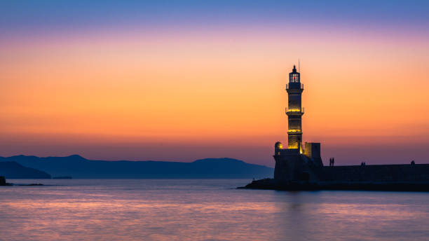 istock Old venetian harbour during summer sunset in Kastelli, Crete - Greece 1178813936
