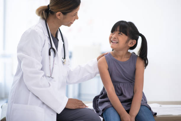 istock Girl getting a check up from pediatrician 1178814192