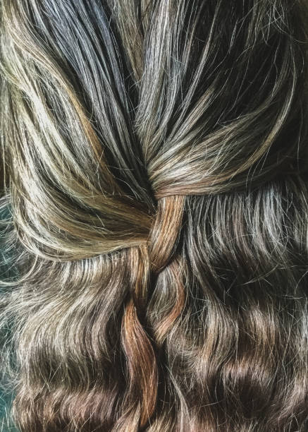 istock close-up loose gray hair and pigtail, view from back 1178823244